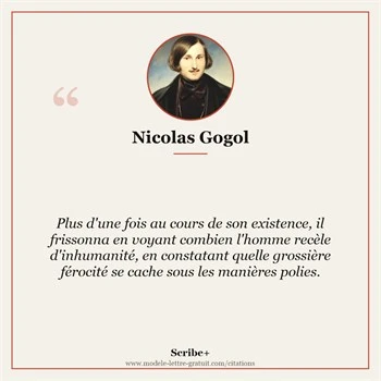 Citation Nicolas Gogol