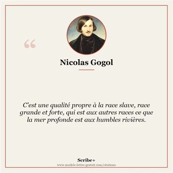 Citation Nicolas Gogol