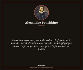 Citation de Alexandre Pouchkine
