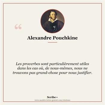 Citation Alexandre Pouchkine