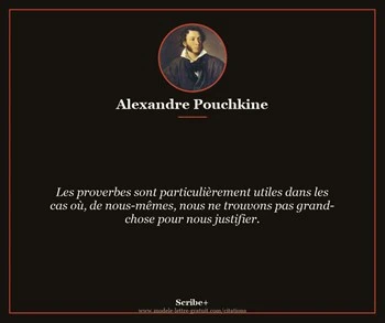 Citation de Alexandre Pouchkine