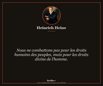 Citation de Heinrich Heine