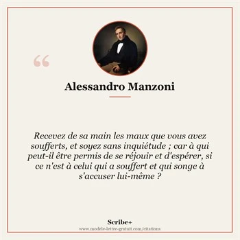 Citation Alessandro Manzoni
