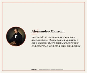 Citations Alessandro Manzoni
