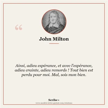 Citation John Milton