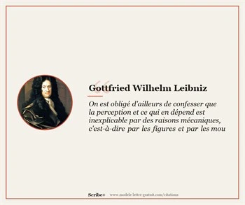 Citations Gottfried Wilhelm Leibniz