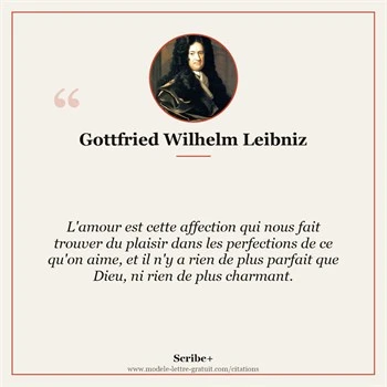 Citation Gottfried Wilhelm Leibniz