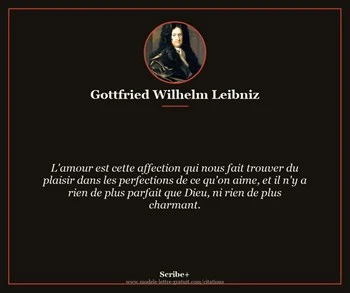 Citation de Gottfried Wilhelm Leibniz