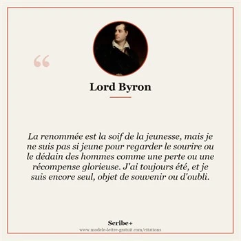 Citation Lord Byron