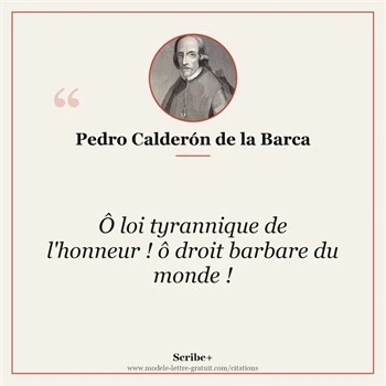 Citation Pedro Calderón de la Barca