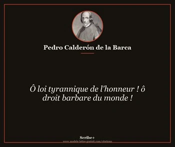 Citation de Pedro Calderón de la Barca