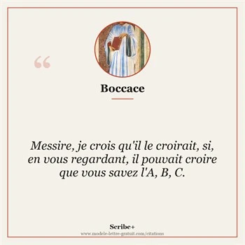Citation Boccace
