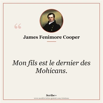 Citation James Fenimore Cooper