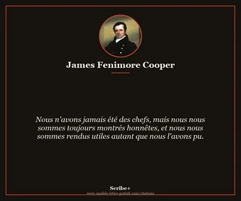 Citation de James Fenimore Cooper