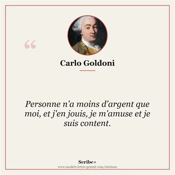 Citation Carlo Goldoni
