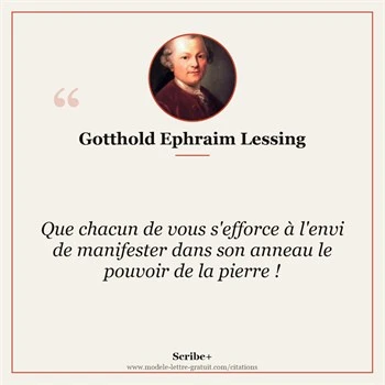 Citation Gotthold Ephraim Lessing