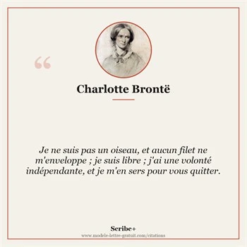 Citation Charlotte Brontë