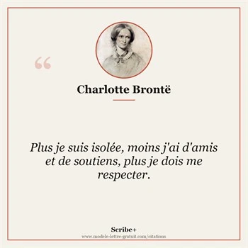 Citation Charlotte Brontë