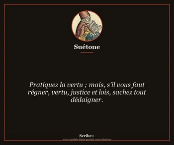 Citation de Suétone