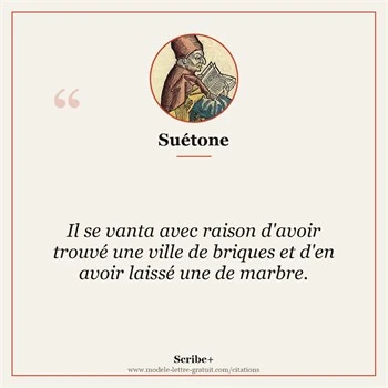 Citation Suétone