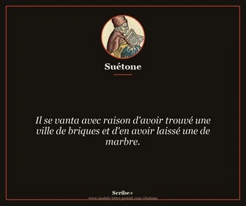 Citation de Suétone