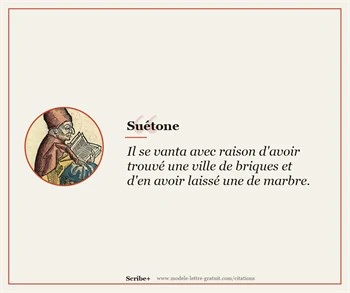 Citations Suétone