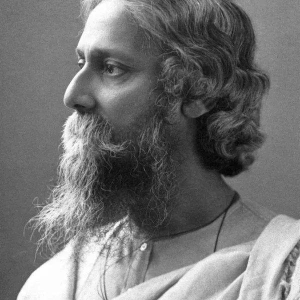 Portrait de Rabindranath Tagore